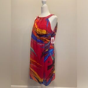 Multicolored Robbie Bee midi dress